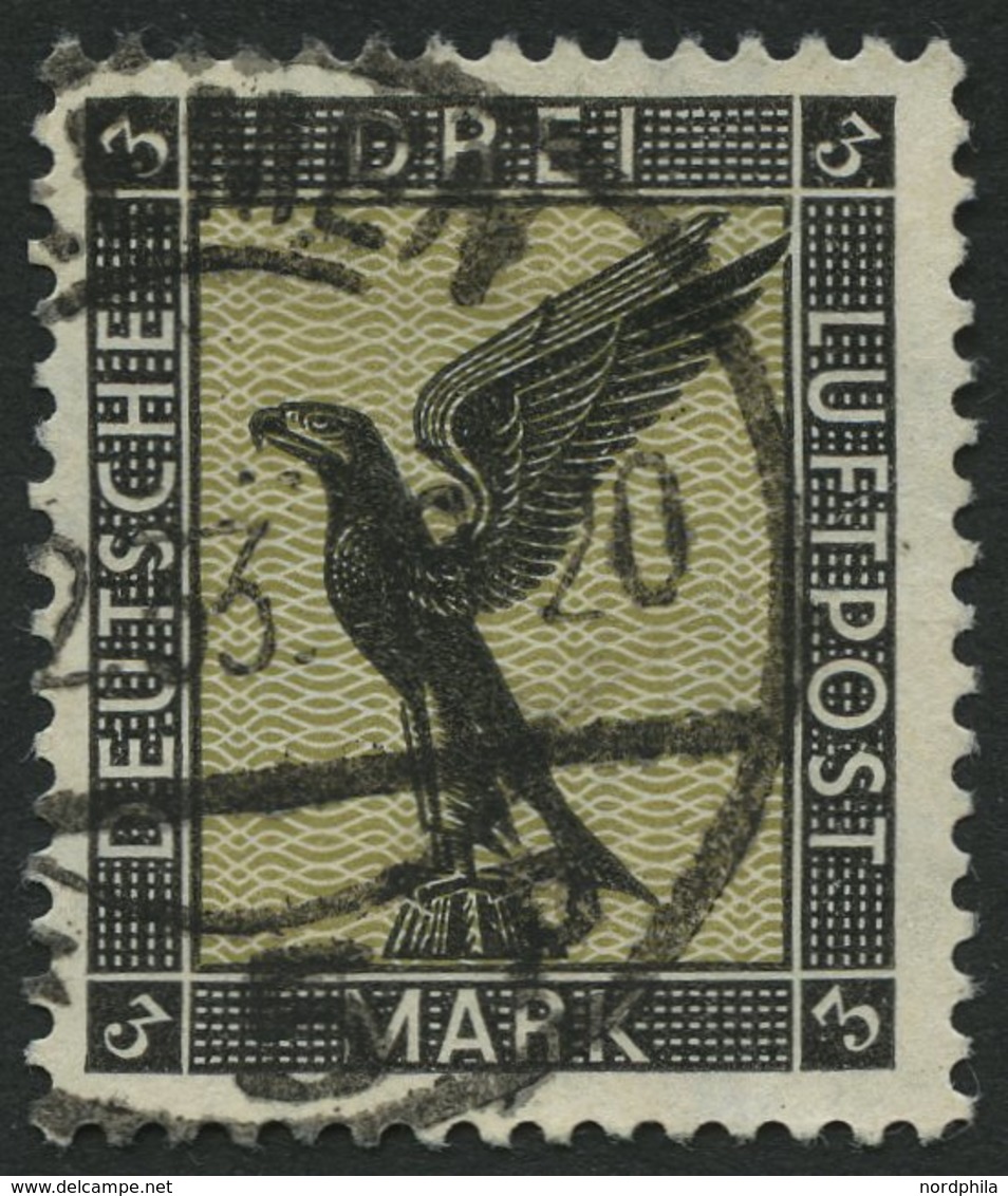 Dt. Reich 384 O, 1926, 3 M. Adler, Pracht, Mi. 120.- - Usados