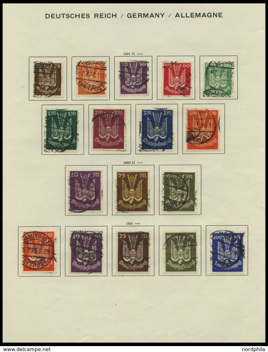 SAMMLUNGEN O, 1872-1922, Alter, Fast Nur Gestempelter Sammlungsteil Dt. Reich Mit Einigen Besseren Werten In Stark Unter - Used Stamps