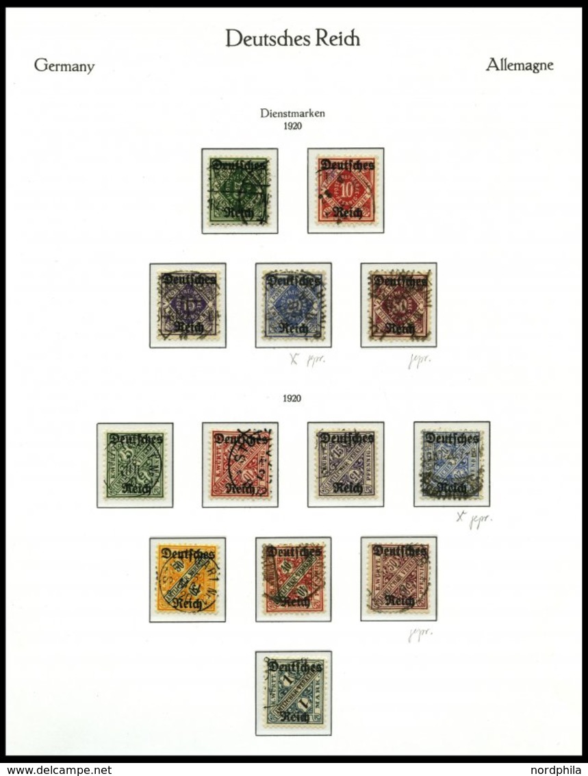 SAMMLUNGEN o,BrfStk,Brief , 1916-22, saubere Sammlung Inflation, spezialisiert mit Platten- und Walzendrucken, waagerech