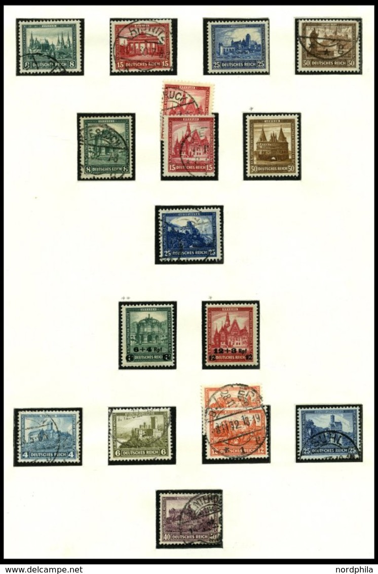 SAMMLUNGEN O,*,**,Brief , Interessante Sammlung Dt. Reich Von 1923-1945 Im SAFE Falzlosalbum, Ab 1932 Bis Auf Bl. 2 Komp - Used Stamps