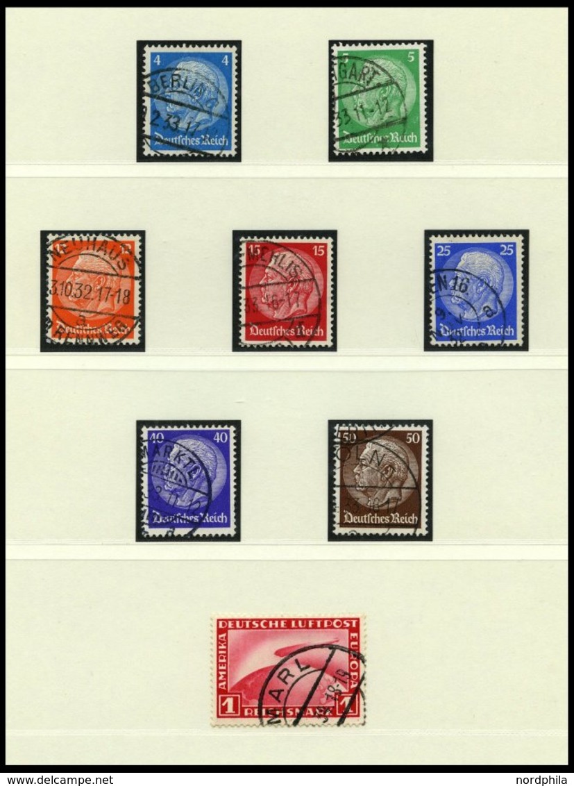 SAMMLUNGEN O,BrfStk , Gestempelter Sammlungsteil Von 1923-32 Mit Einigen Mittleren Ausgaben, Meist Prachterhaltung, Mi.  - Used Stamps