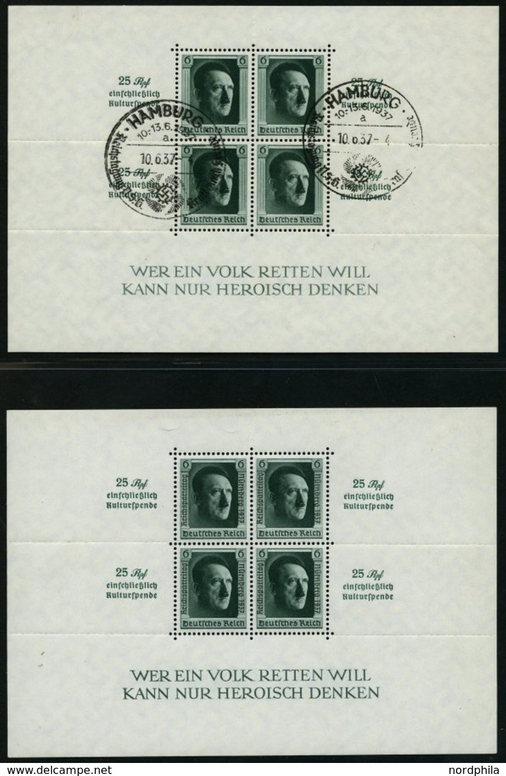 SAMMLUNGEN O,*,** , 1933-1945, Meist Gestempelte Sammlung Dt. Reich Im SAFE-dual Album, Bis Auf Block 2 Und 3 Komplett,  - Used Stamps