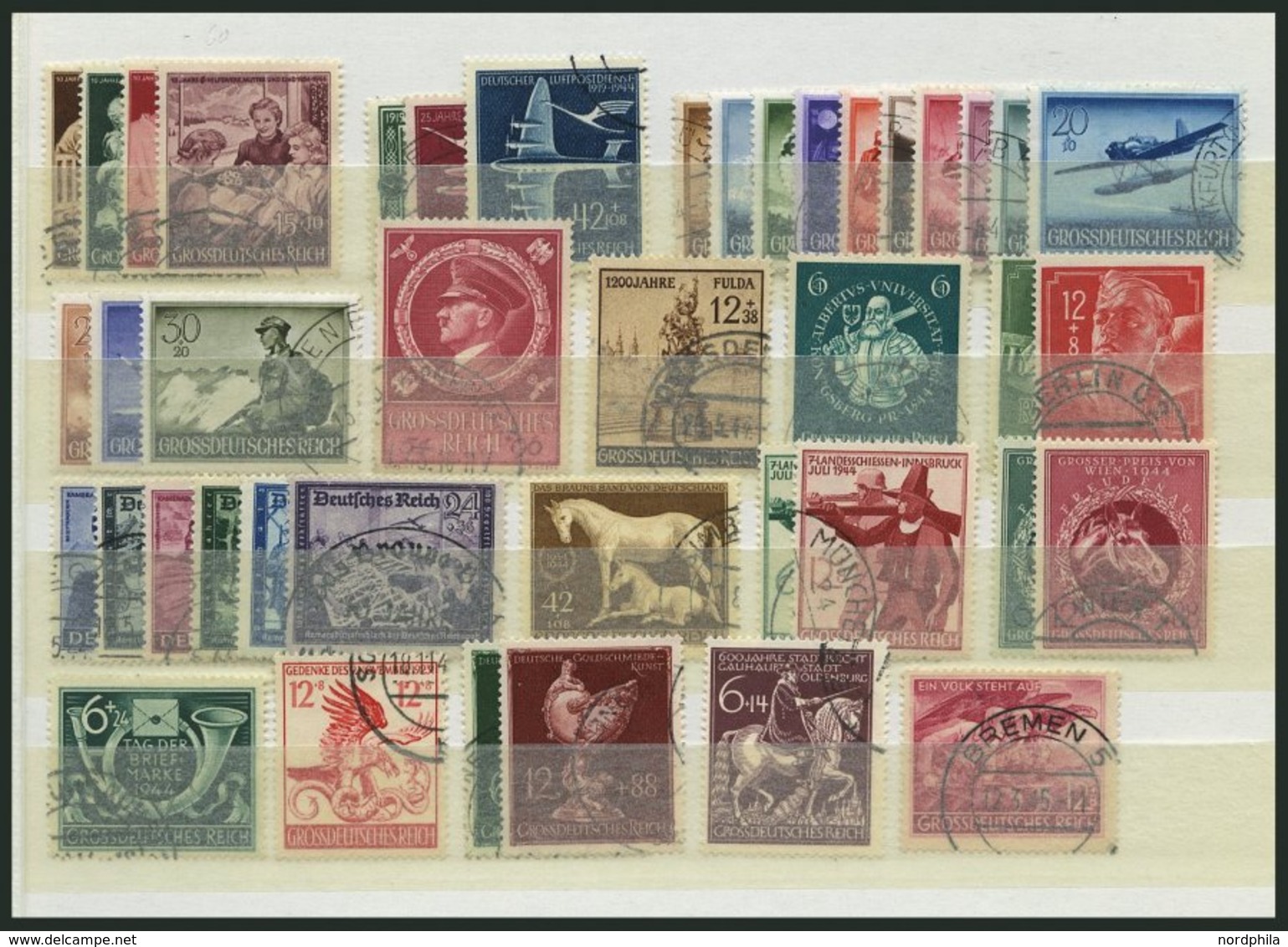 LOTS O, 1935-44, Partie Verschiedener Kompletter Ausgaben, Fast Nur Pracht, Mi. 708.- - Otros & Sin Clasificación