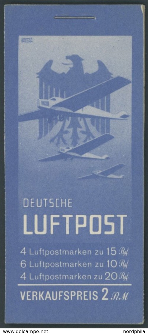 ZUSAMMENDRUCKE MH 20.2 **, 1931, Markenheftchen Flugpost, Ohne ONr., Nicht Durchgezähnt, Pracht, Mi. 1300.- - Zusammendrucke