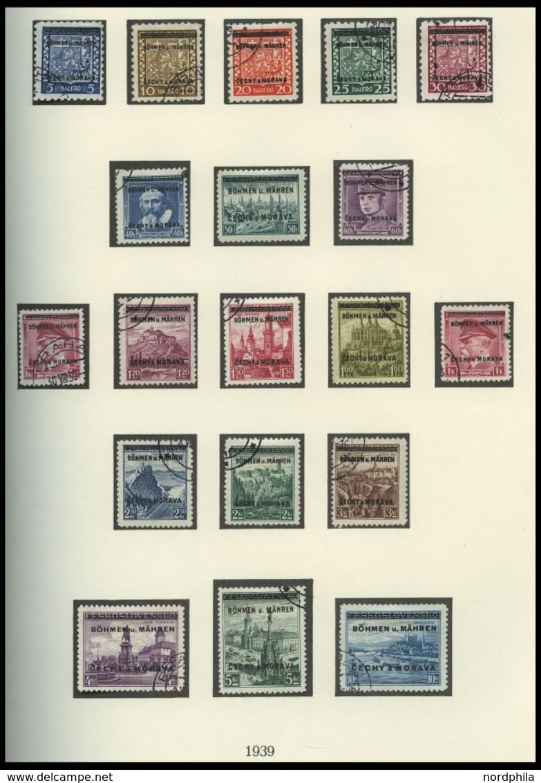 SAMMLUNGEN U. LOTS **,o,* , Sammlung Bes.Geb.II Mit Böhmen Und Mähren, Elsass, Generalgouvernement, Dabei Lothringen Mi. - Ocupación 1938 – 45