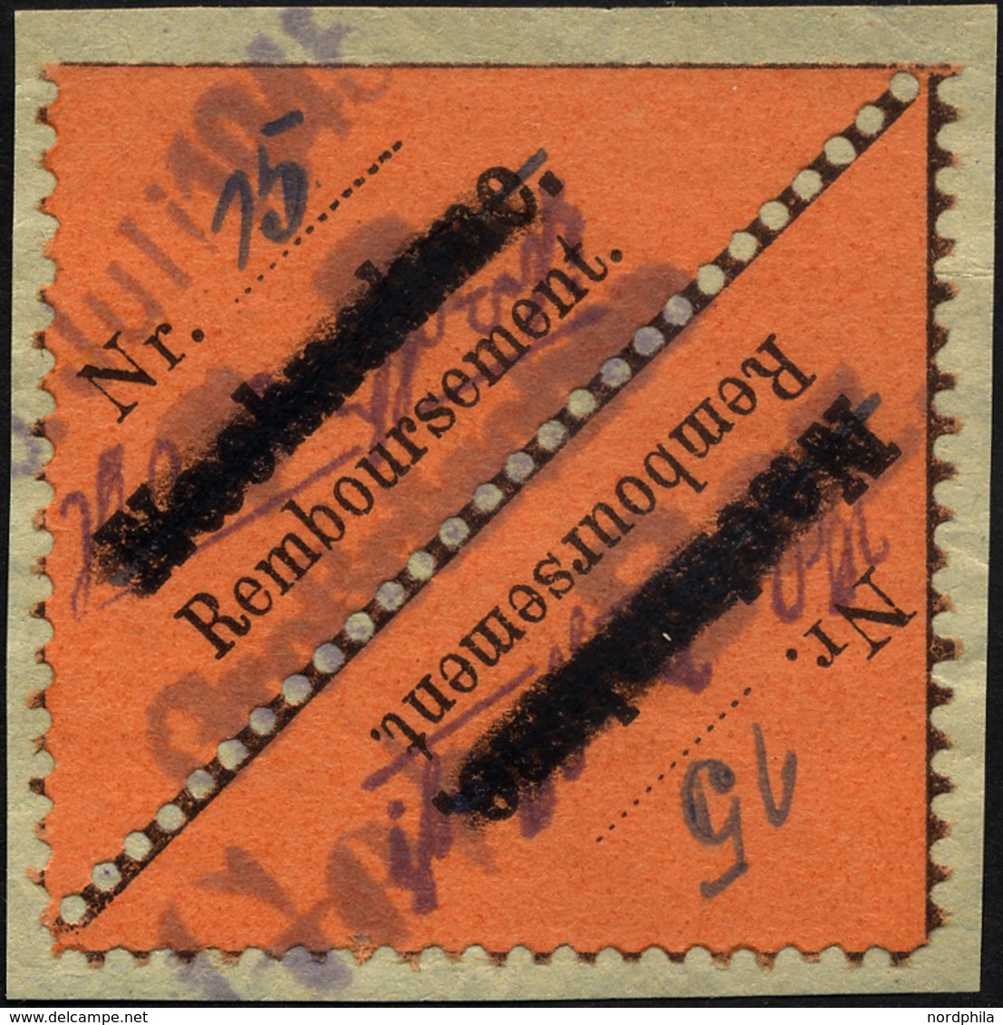 GROSSRÄSCHEN-VORLÄUFER V 2AI Paar BrfStk, 1945, 15 Pf. Schwarz Auf Bräunlichrot Im Paar, Nachnahme In Antiqua, Prachtbri - Correos Privados & Locales