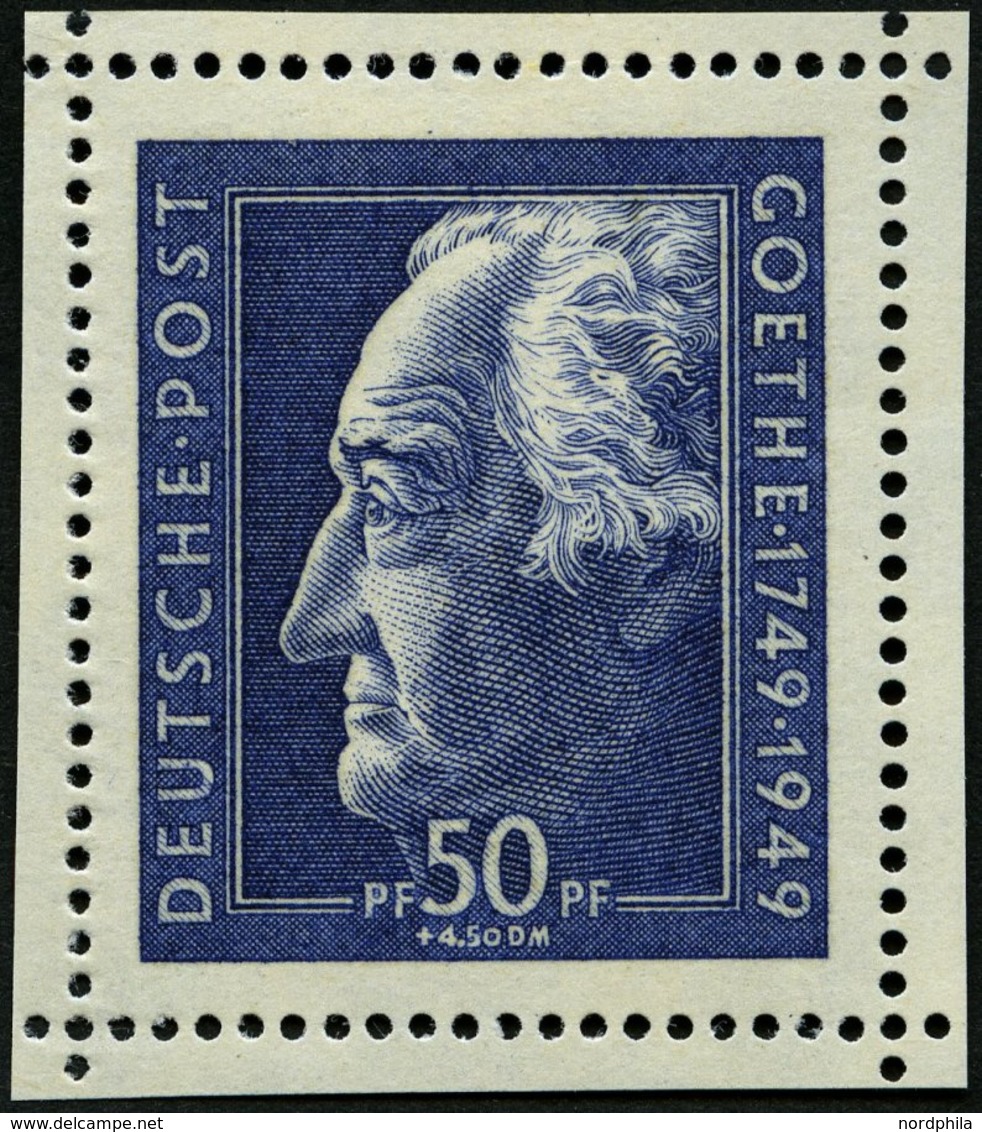 ALLGEMEINE-AUSGABEN 239 **, 1949, 50 Pf. Goethe, Pracht, Mi. 150.- - Otros & Sin Clasificación