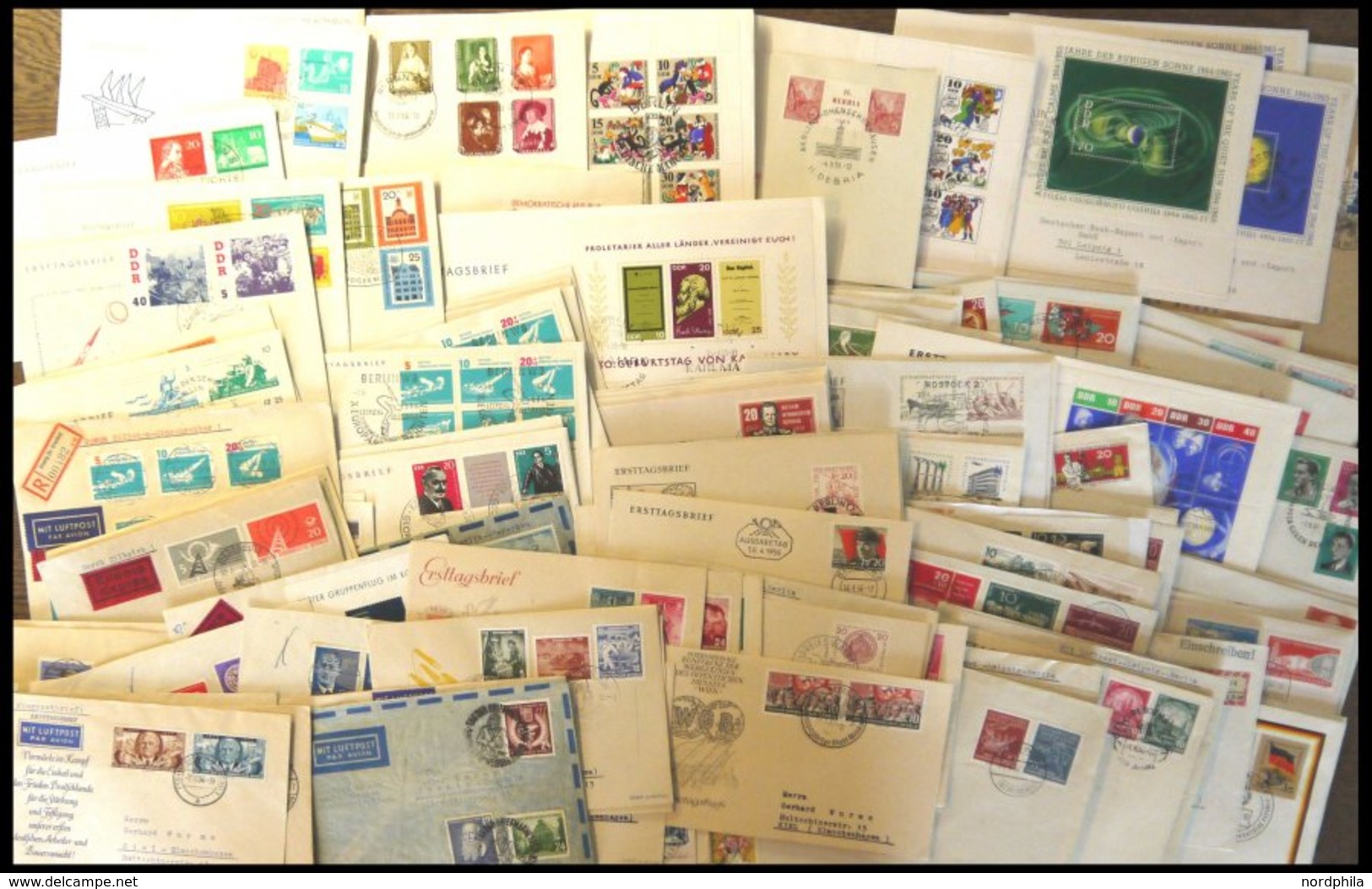 LOTS Partie überwiegend FDC`s Von 1952-69 Mit Ca. 200 Belegen, Dabei Viele Bessere, Fast Nur Prachterhaltung - Colecciones