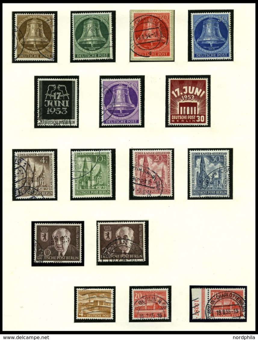 SAMMLUNGEN O, Gestempelte Sammlung Berlin Von 1948-86 Im SAFE Falzlosalbum, In Den Hauptnummern Wohl Komplett, Ohne Mi.N - Collections