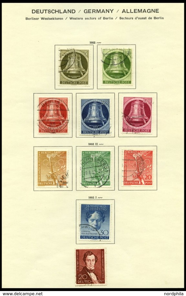 SAMMLUNGEN O, 1948-90, Bis Auf Mi.Nr. 18-20, 68-70 Und Bl. 1 Komplette Sammlung Im Schaubek-Album, Erhaltung Feinst/Prac - Colecciones