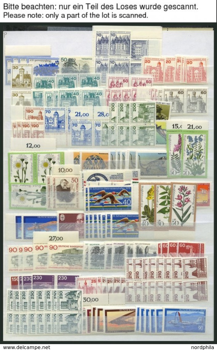 LOTS **, 1969-85, Saubere Dublettenpartie Auf Einsteckseiten, Etwas Lückenhaft, Aber Reichhaltig, Fast Nur Pracht, Mi. ü - Used Stamps