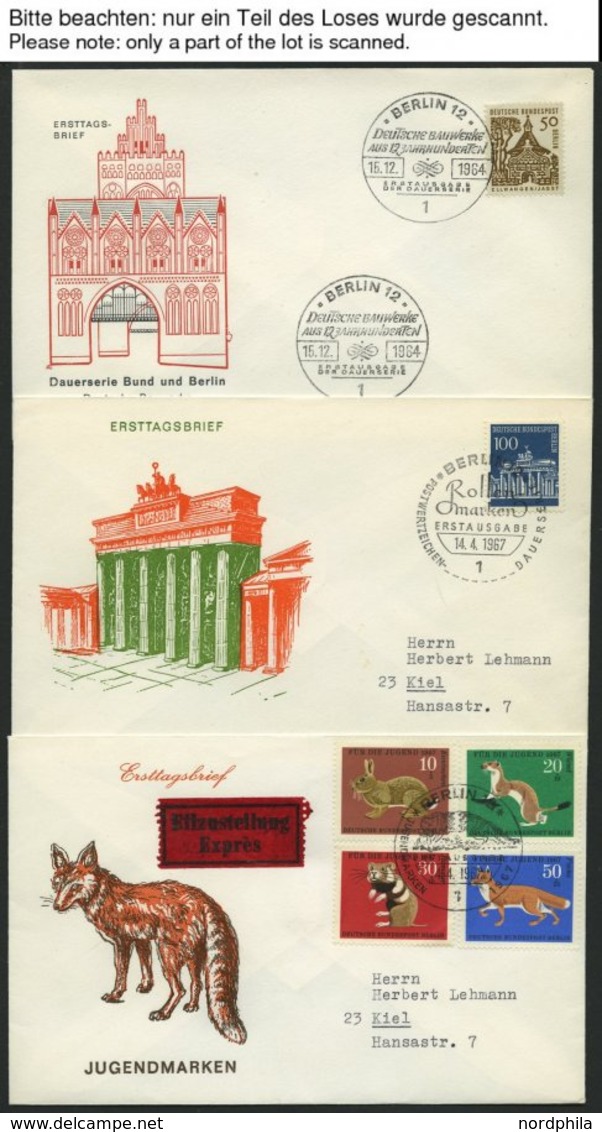 LOTS 1958-81, Partie Fast Nur Verschiedener FDC In Kompletten Ausgaben, Pracht, Mi. Ca. 800.- - Oblitérés