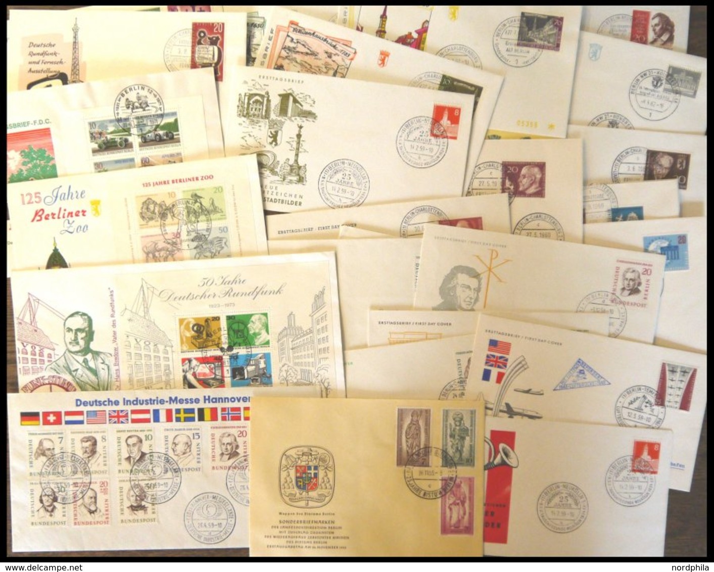 LOTS 1958-73, Partie Von 27 Verschiedenen FDC`s, Dabei Einige Bessere, Prachterhaltung - Oblitérés