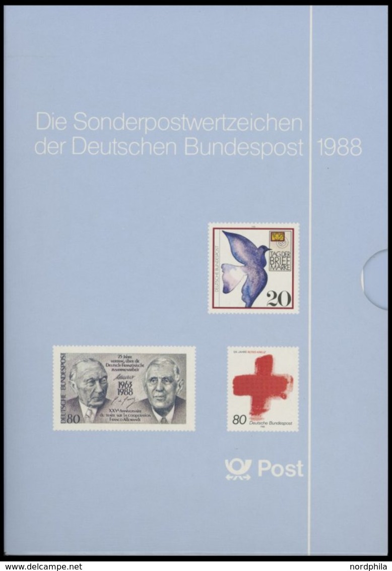 JAHRESZUSAMMENSTELLUNGEN J 16 **, 1988, Jahreszusammenstellung, Postfrisch, Pracht, Mi. 75.- - Colecciones