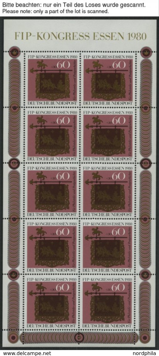 ENGROS 1065KB **, 1980, FIP Im Kleinbogen, 8x, Pracht, Mi. 80.- - Variedades Y Curiosidades