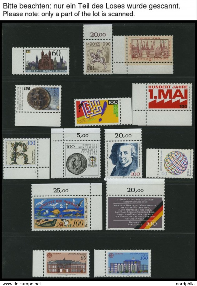 JAHRGÄNGE 1444-87 **, 1990, Kompletter Jahrgang, Pracht - Used Stamps