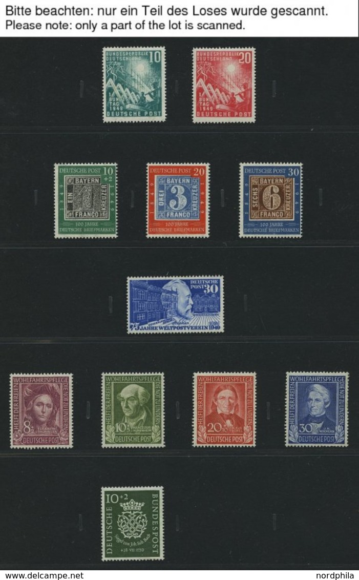 SAMMLUNGEN *, **, Bis Auf Wenige Anfangswerte Wohl Komplette Sammlung Bundesrepublik Von 1949-2000 In 3 SAFE Falzlosalbe - Used Stamps