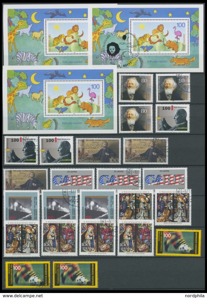 SAMMLUNGEN **, Ab Mi.Nr. 890 In Den Hauptnummern Komplette Postfrische Sammlung Bundesrepublik Von 1976-99 Sauber In 2 E - Usati