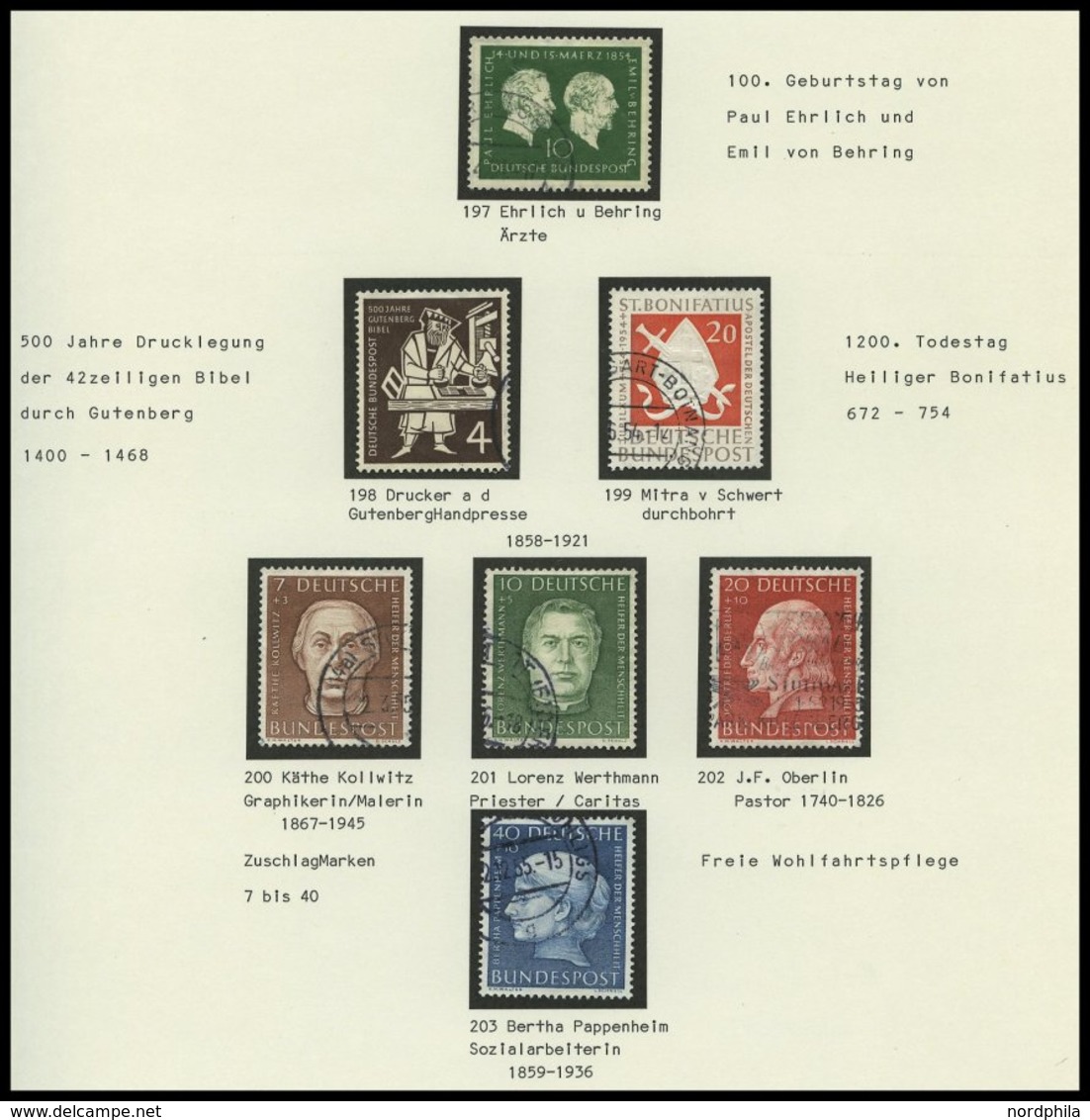 SAMMLUNGEN O, Gestempelte Sammlung Bundesrepublik Von 1949-2000 In 3 SAFE-Alben, Bis Auf Mi.Nr. 113-15, 120, 121, 139 Un - Used Stamps