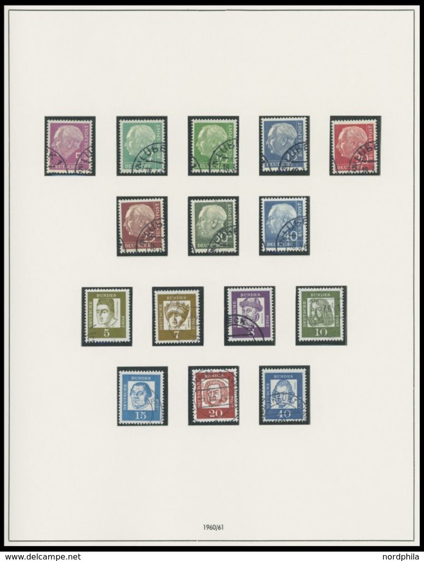 SAMMLUNGEN O, Von 1952-1978 Komplette Gestempelte Sammlung Bundesrepublik, Meist Prachterhaltung - Used Stamps