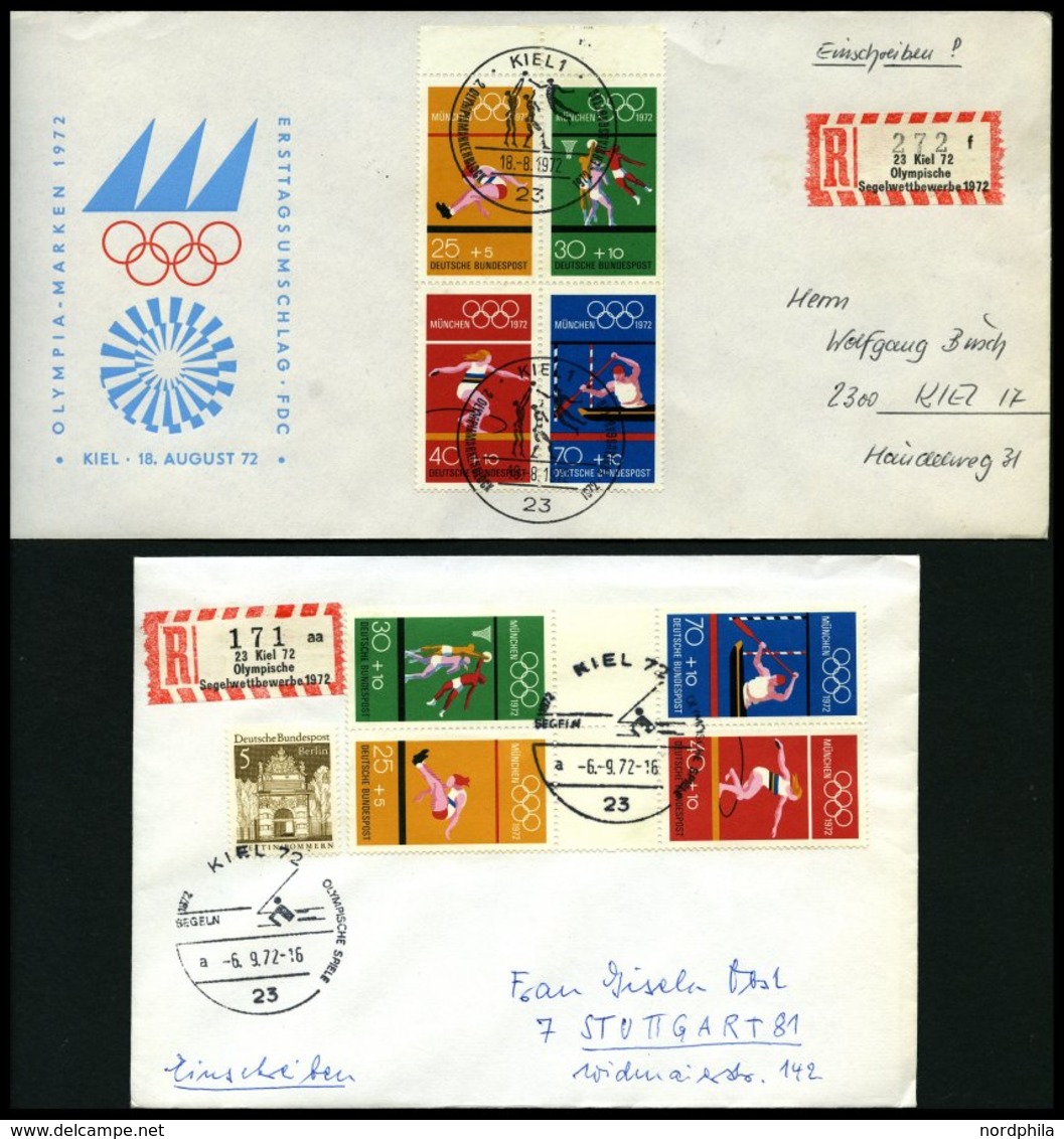 SAMMLUNGEN Umfangreiche Sammlung Von über 2000 Bedarfsbelegen Bundesrepublik Von 1958-72 In 6 Dicken Leitzordnern, Meist - Used Stamps