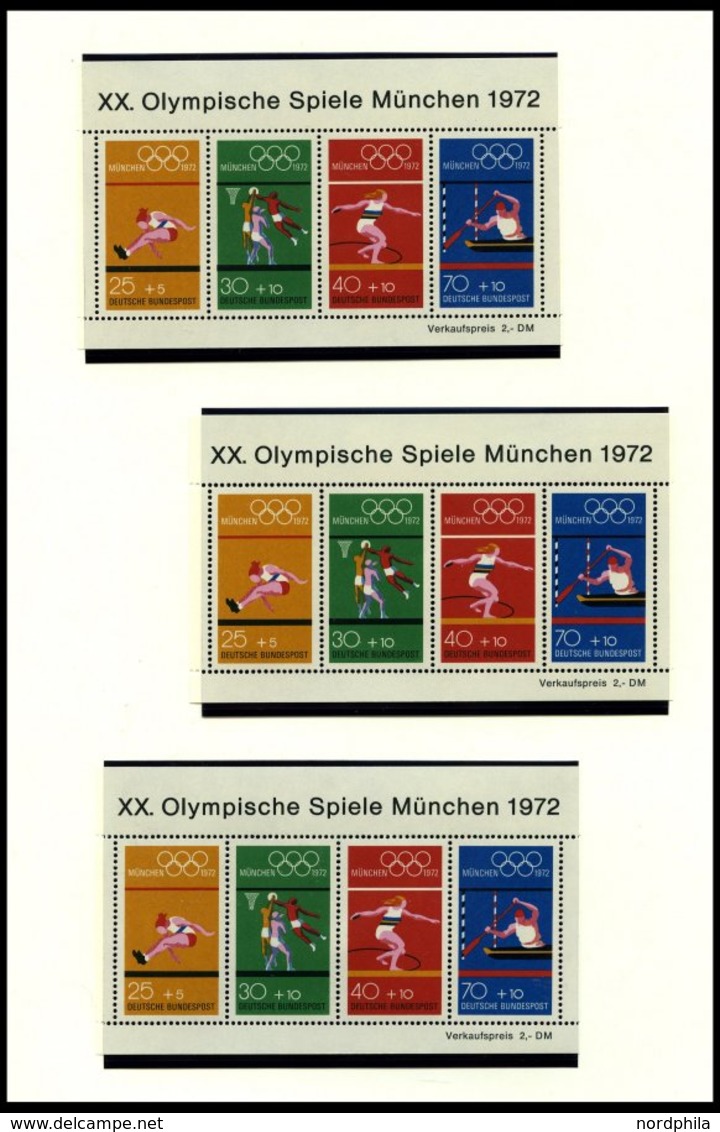 SAMMLUNGEN **,o , überkomplette Sammlung Bundesrepublik von 1954-2003 (ohne 1986-88) in 12 Leuchtturmalben, oft bis zu 2