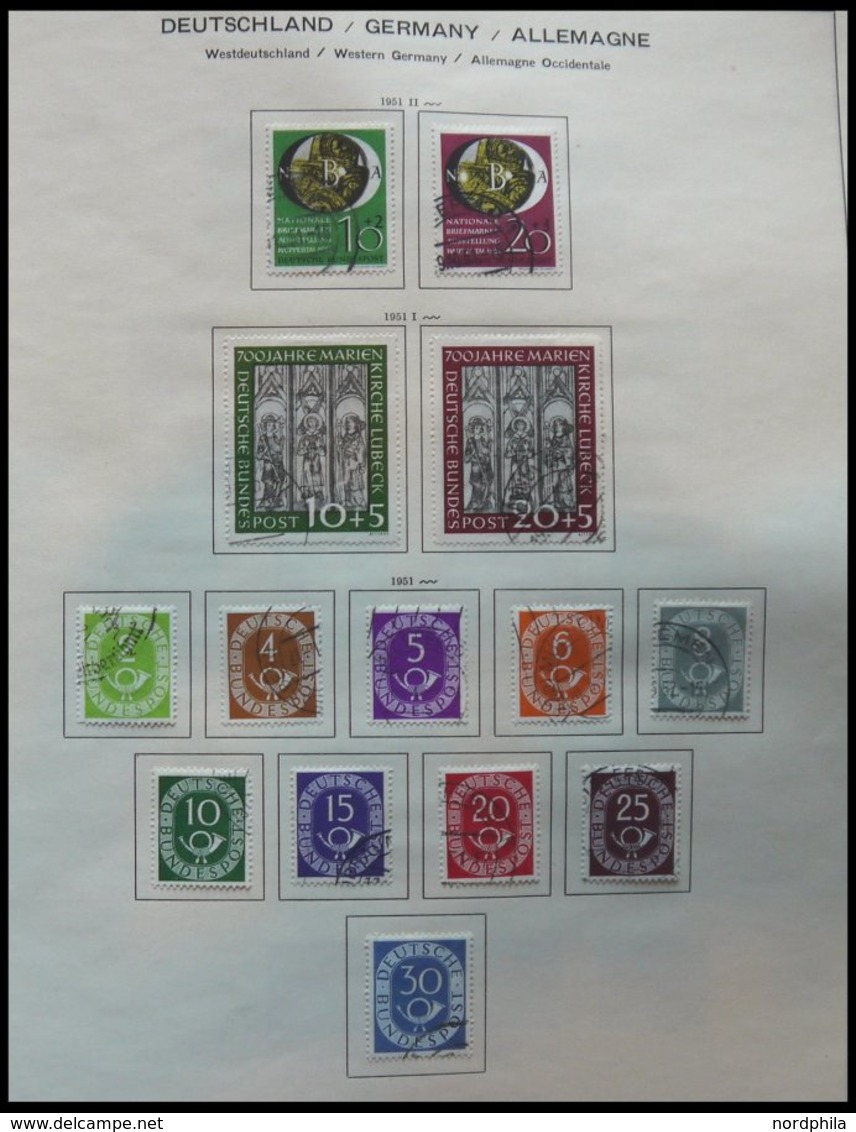 SAMMLUNGEN O,*,** , Sammlung Bundesrepublik Bis 1976 Mit Vielen Guten Werten Im Schaubek Album, Fast Nur Prachterhaltung - Used Stamps