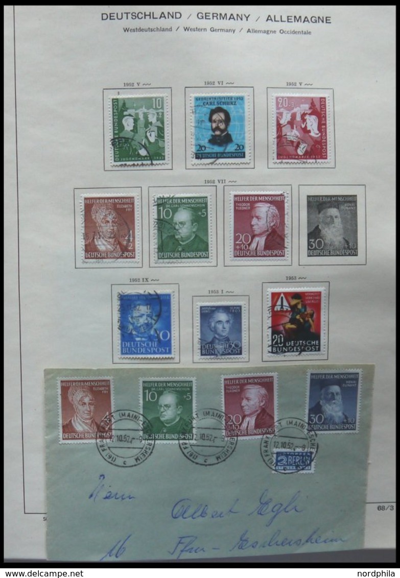 SAMMLUNGEN O,*,** , Sammlung Bundesrepublik Bis 1976 Mit Vielen Guten Werten Im Schaubek Album, Fast Nur Prachterhaltung - Used Stamps