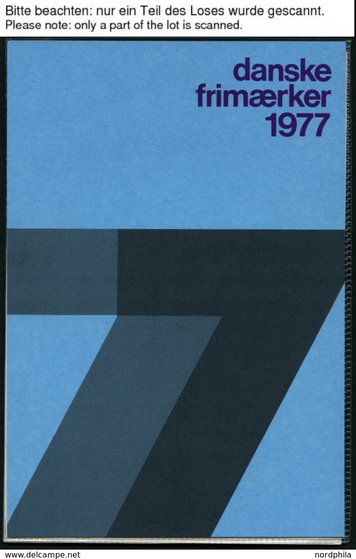 SAMMLUNGEN, LOTS **, 1977-86, Komplett In Jahrbüchern, Teils Doppelt, Dazu 1991, Pracht - Otros & Sin Clasificación