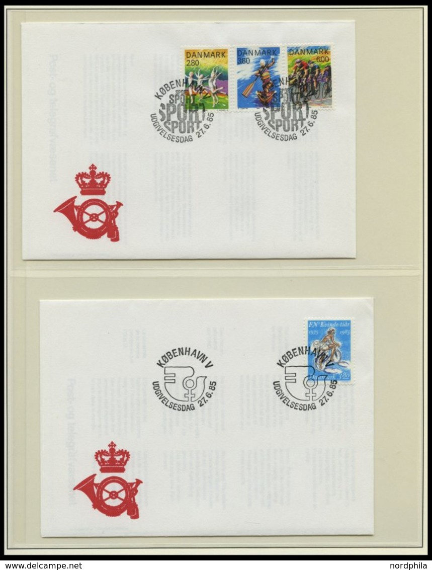 SAMMLUNGEN, LOTS 1984-91, Bis Auf Wenige Werte Komplette Sammlung Von Ca. 140 FDC`s In 3 Neuwertigen Lindner-Spezialalbe - Other & Unclassified