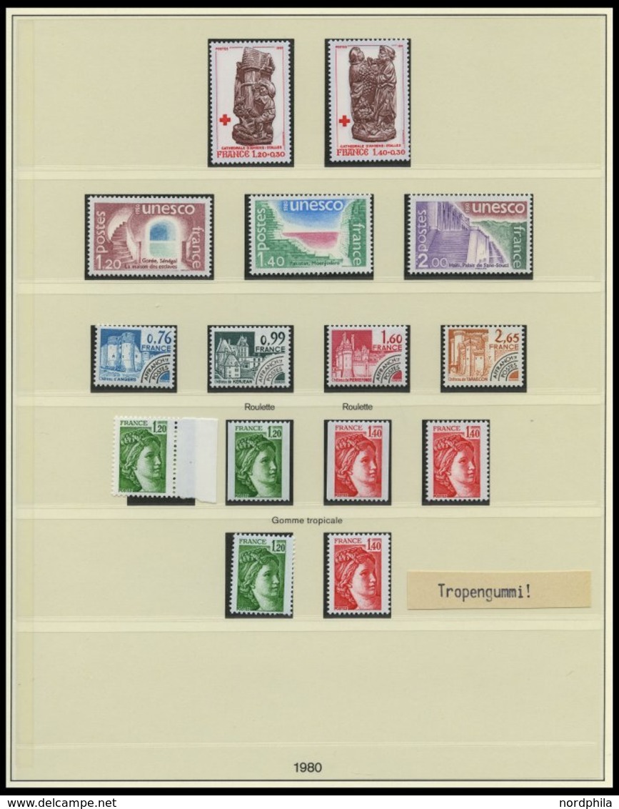 SAMMLUNGEN **, 1960-81, Postfrische, Bis Auf Wenige Werte Komplette Sammlung In 2 Neuwertigen Lindner Falzlosalben, Incl - Colecciones Completas