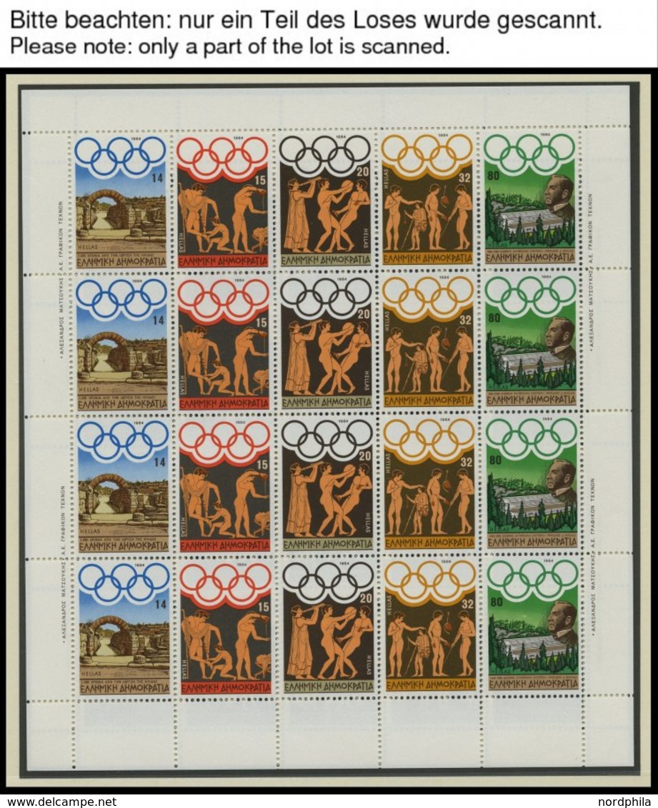 SAMMLUNGEN, LOTS Bl.,KB **, 1982-86, 4 Verschiedene Blocks Und 3 Kleinbogen, U.a. Mi.Nr. 1630/1, Pracht, Mi. 106.- - Lotes & Colecciones