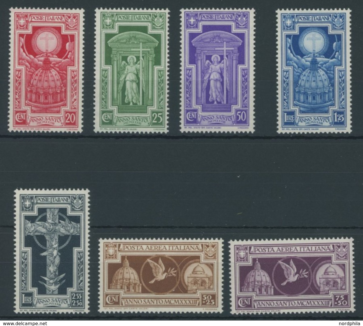 ITALIEN 452-58 **, 1933, Heiliges Jahr, Postfrischer Prachtsatz, Mi. 100.- - Ohne Zuordnung