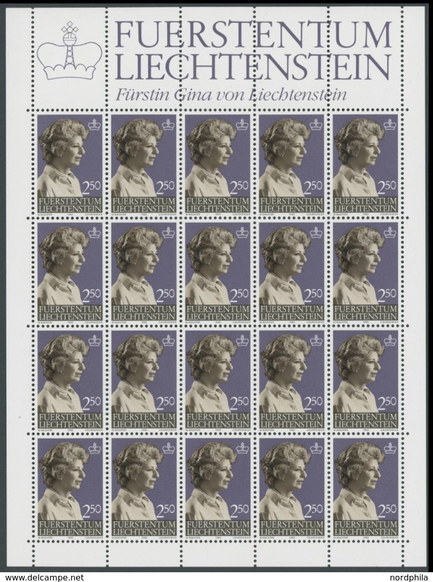 LIECHTENSTEIN 791-833KB **, 1982/3, Komplett In Kleinbogen, U.a. Mit Mi.Nr. 828/9, Postfrisch, Pracht, Sehr Günstig Ausg - Otros & Sin Clasificación