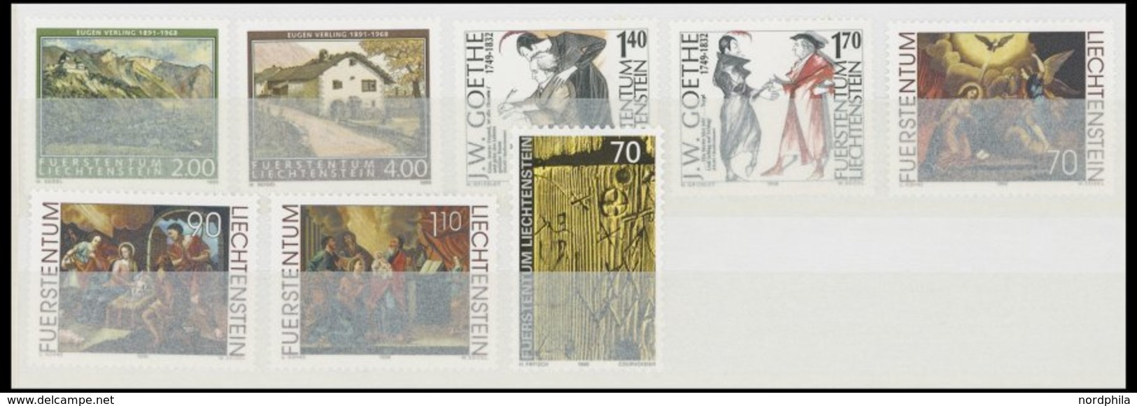 JAHRGÄNGE 1079-1223 **, 1994-99, 9 Komplette Jahrgänge, Einige Werte Teils Gebräunte Zähne, Feinst/Pracht, Mi. 456.- - Collections