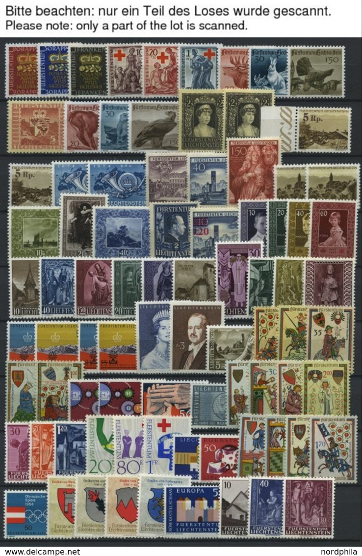 LOTS **,Brief,o , Interessanter Restposten Liechtenstein Von 1945-76 Mit 120 Fast Nur Verschiedenen Belegen, Prachterhal - Collections