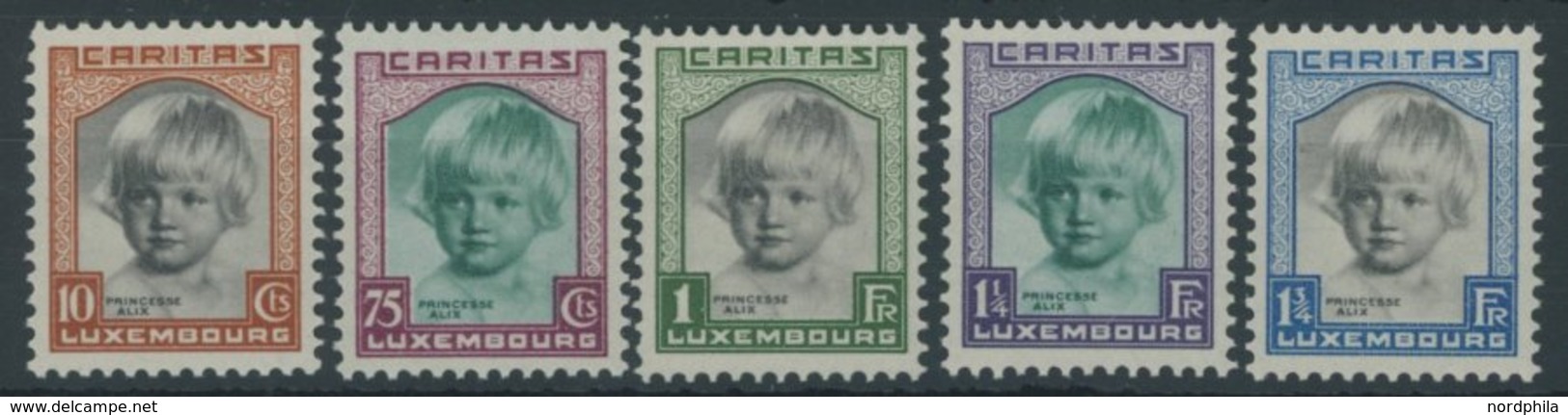 LUXEMBURG 240-44 **, 1931, Kinderhilfe, Prachtsatz, Mi. 100.- - Autres & Non Classés