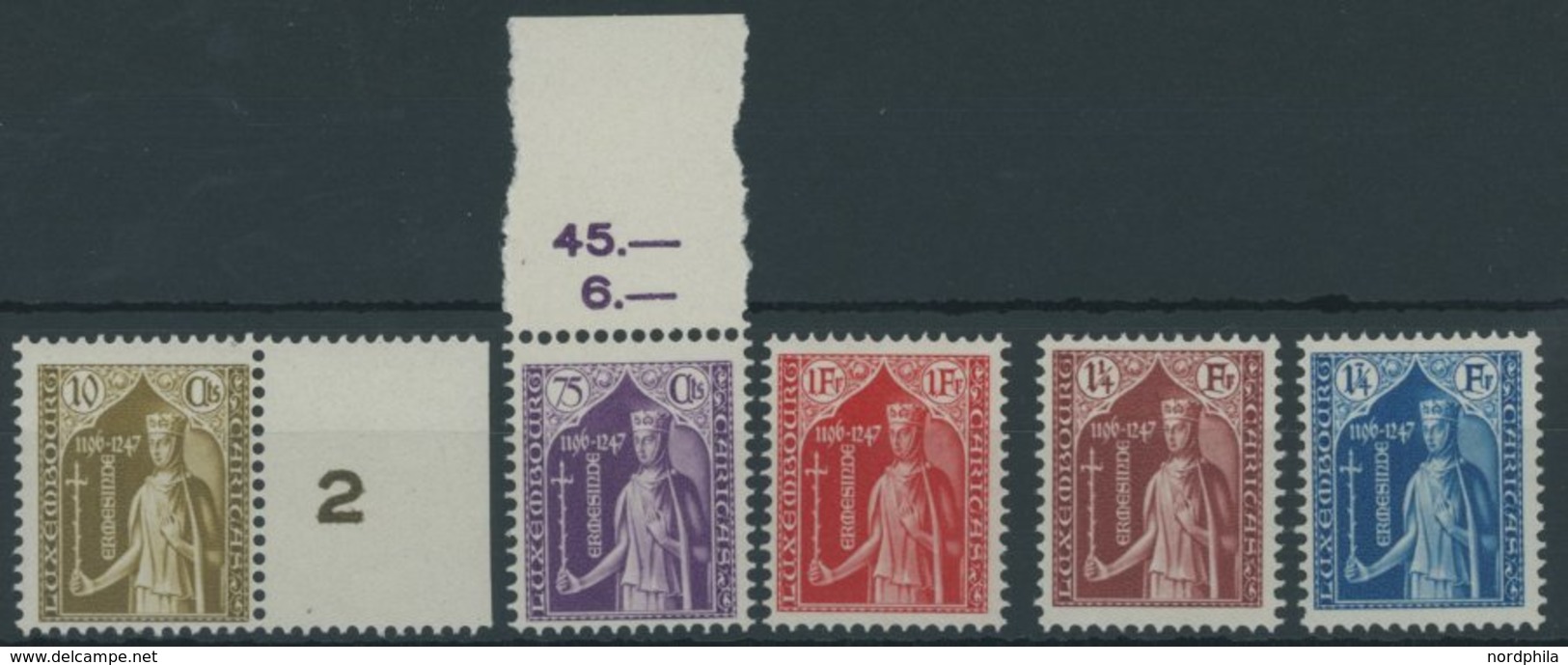 LUXEMBURG 245-49 **, 1933, Kinderhilfe, Prachtsatz, Mi. 100.- - Autres & Non Classés