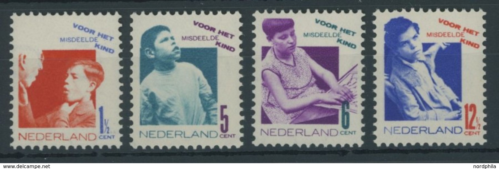 NIEDERLANDE 245-48A **, 1931, Voor Het Kind, Gezähnt K 121/2, Postfrischer Prachtsatz, Mi. 120.- - Other & Unclassified