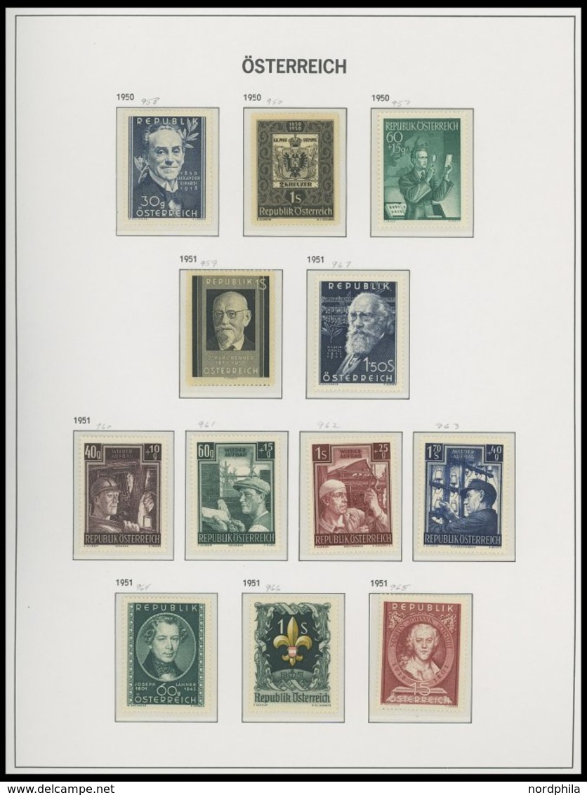 SAMMLUNGEN *,**,o BRIEF, 1945-88, Meist Ungebrauchte Sammlung In 2 DAVO Alben, Bis Auf Einige Wenige Werte Komplett, Fas - Collections