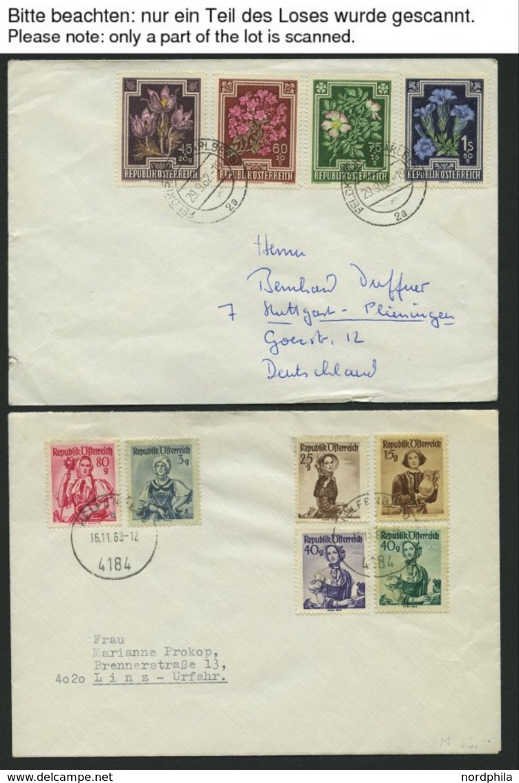 LOTS 1947-ca. 1980, Briefalbum Mit 56 Belegen, Meist Pracht, Fundgrube! - Other & Unclassified