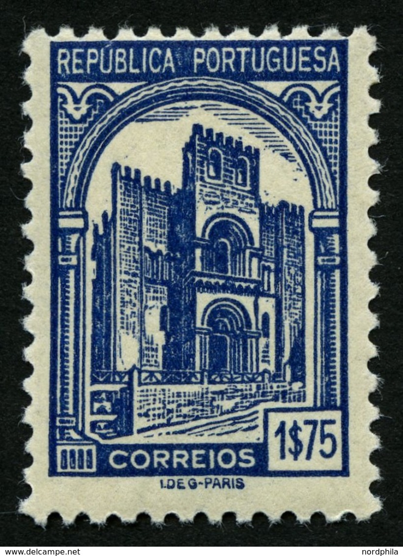 PORTUGAL 589 *, 1935, 1.75 E. Kathedrale, Falzrest, Pracht - Autres & Non Classés