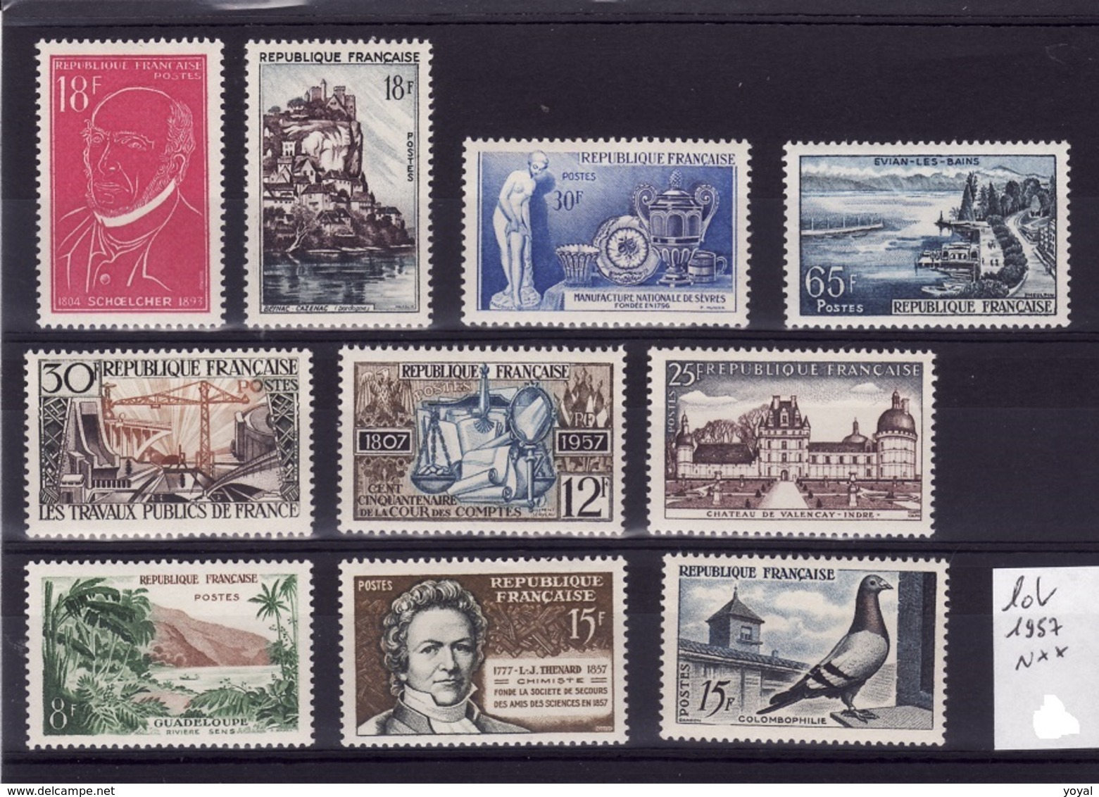 1957 Lot N** F575 - Collections