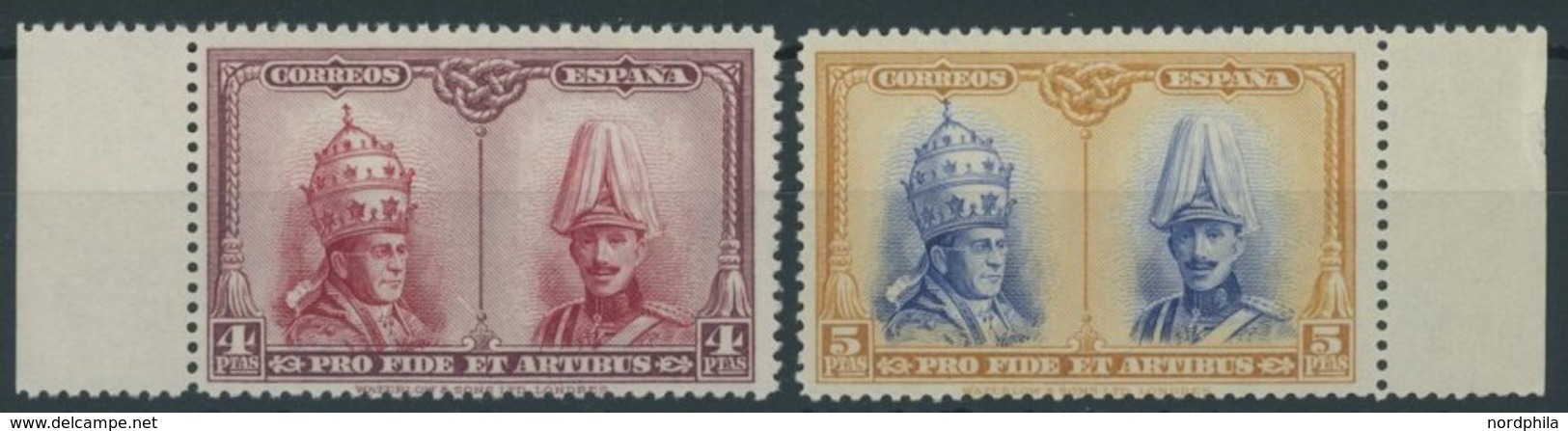 SPANIEN 376-407 **, 1928, Katakombenausgabe, 2 Postfrische Prachtsätze, Mi. 140.- - Other & Unclassified