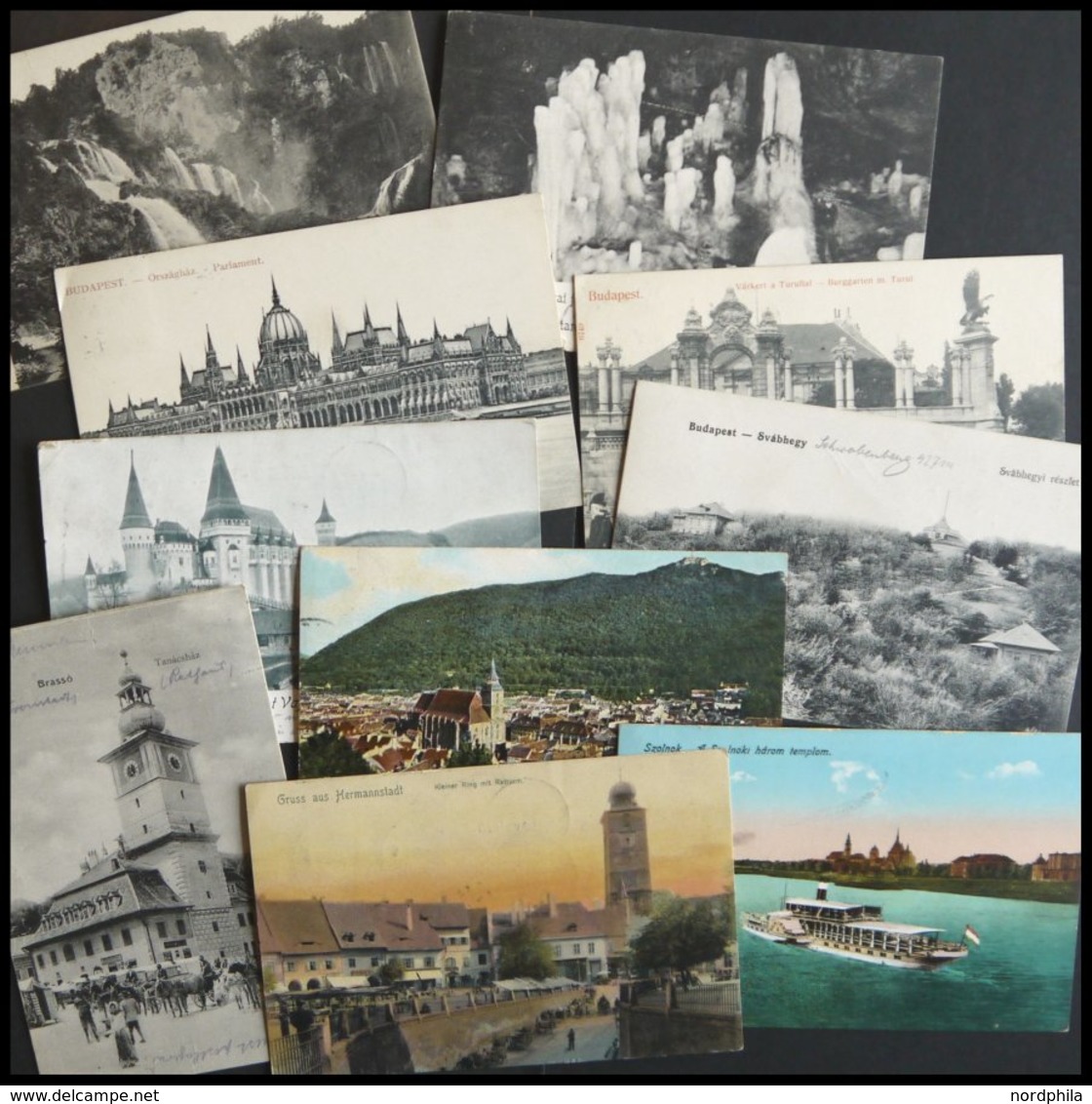 SAMMLUNGEN, LOTS 10 Verschiedene ältere Frankierte Ansichtskarten, Pracht - Lotes & Colecciones