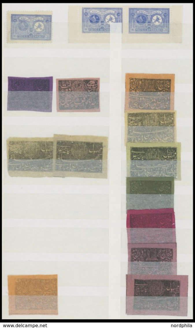 AFGHANISTAN **, Fast Nur Postfrische Sammlung Afghanistan Bis 1969, Incl. Dienstmarken, Paketmarken, Zwangszuschlagsmark - Afganistán