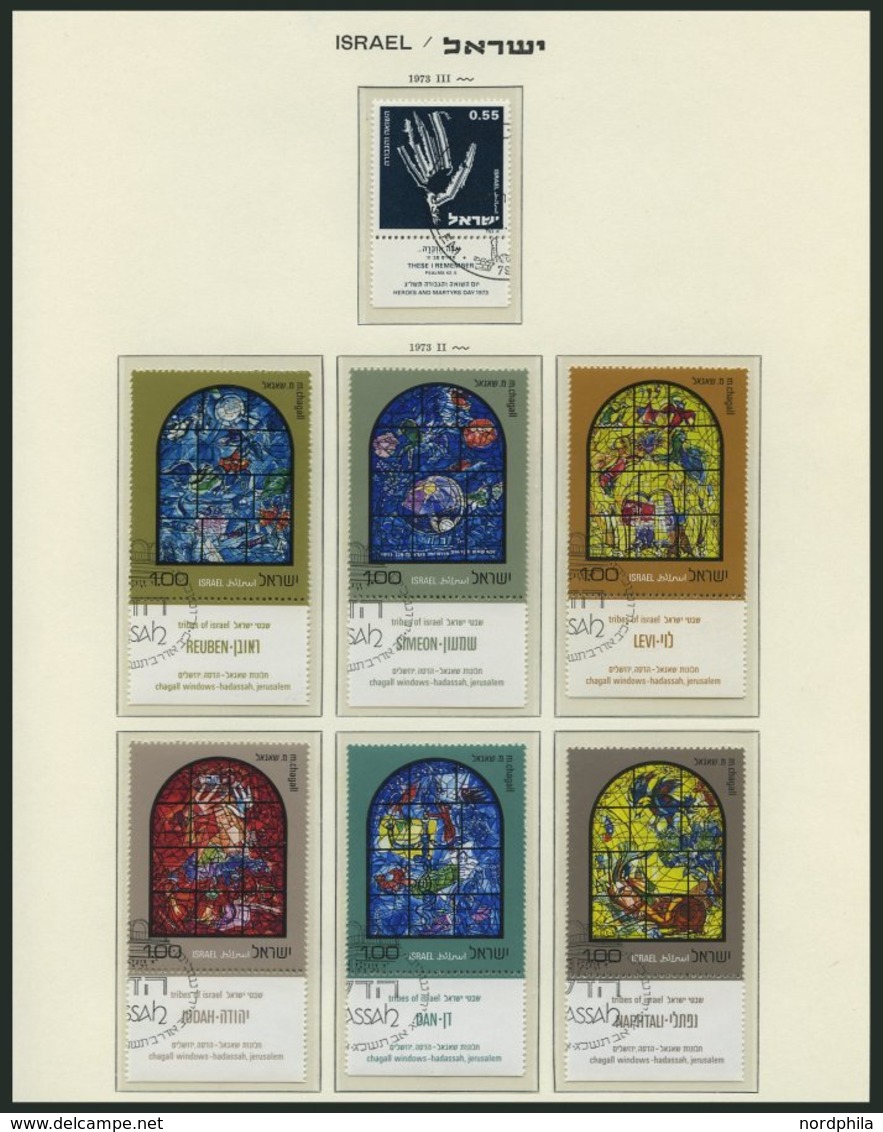 ISRAEL - SAMMLUNGEN, LOTS O, 1970-79, Komplette Teilsammlung Auf Falzlosseiten, Pracht, Mi. 226.- - Collections, Lots & Séries