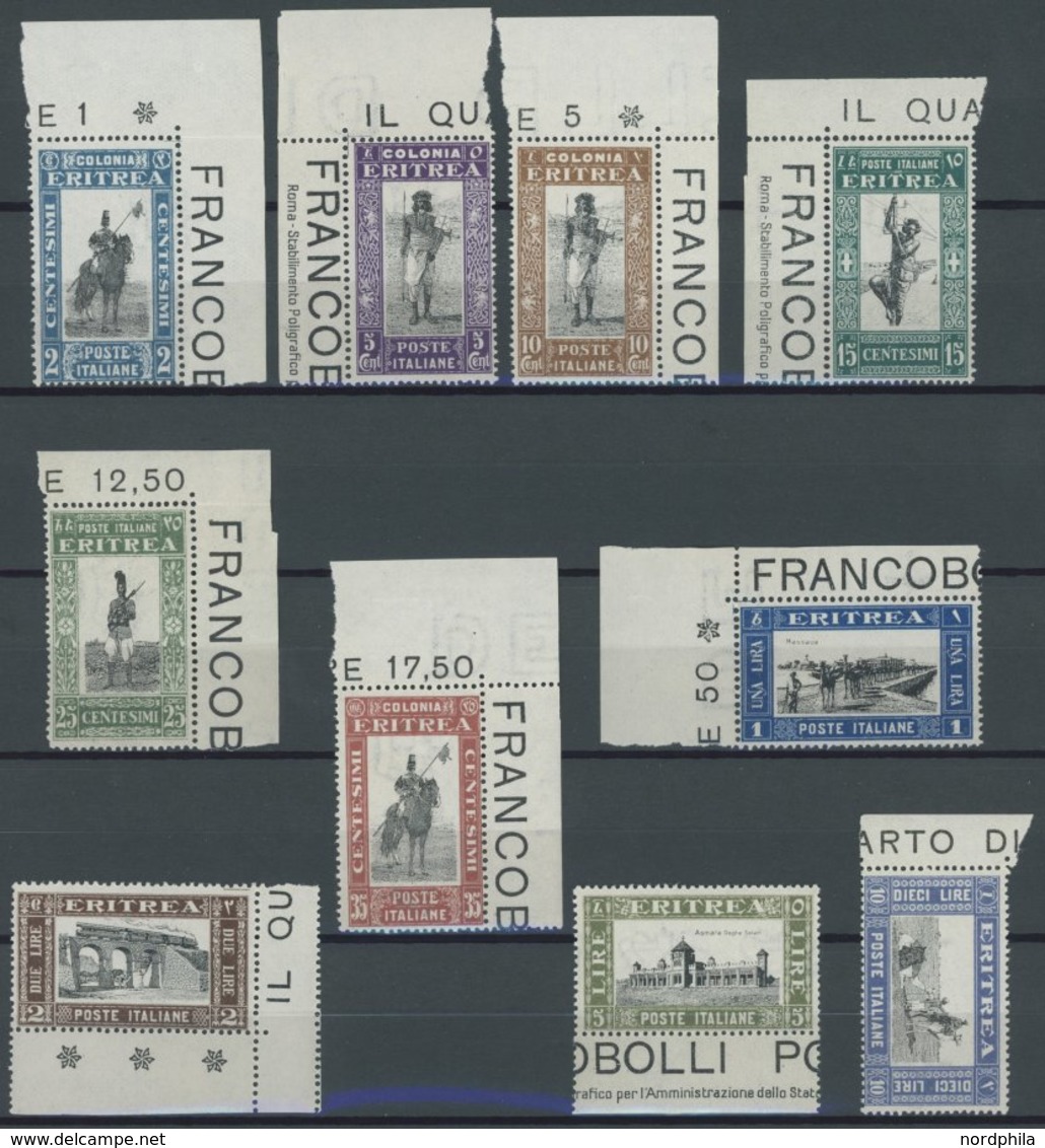 ITALIENISCH-ERITREA 153-62 **, 1930, Landesmotive, Postfrischer Prachtsatz - Eritrea