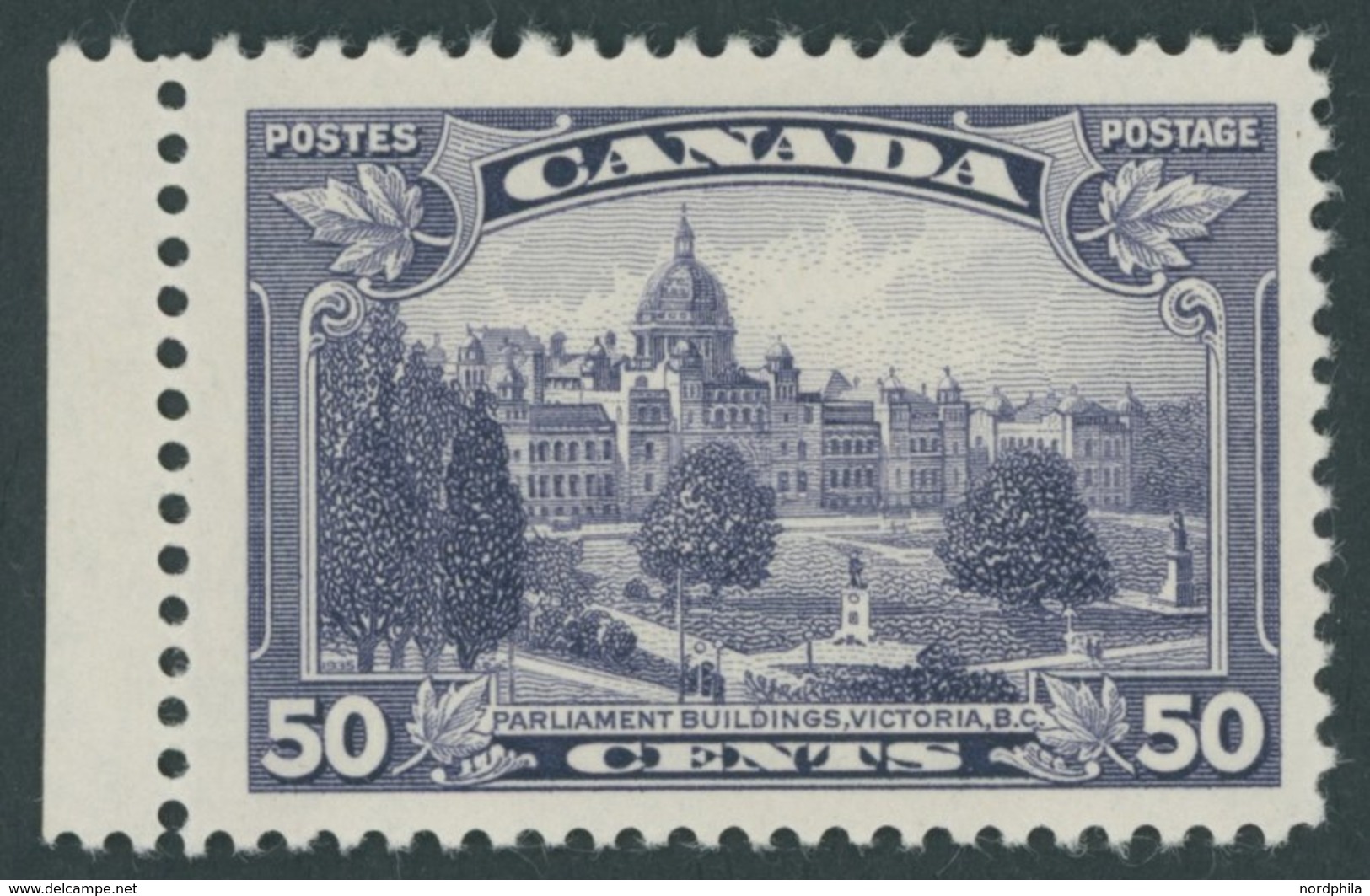 KANADA 193 **, 1935, 50 C. Landtagsgebäude, Postfrisch, Pracht - Other & Unclassified