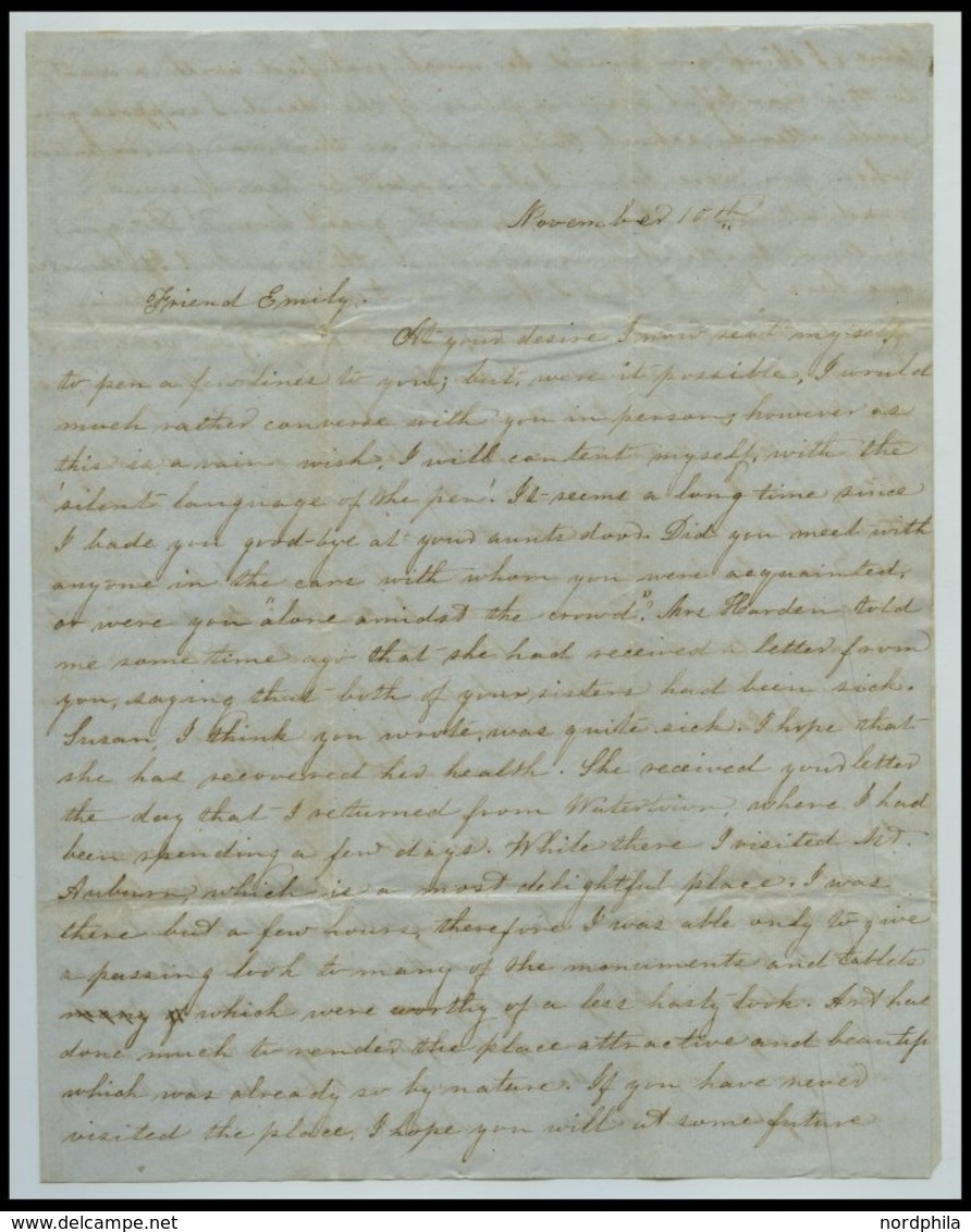 SAMMUNGEN, LOTS Ca. 1750-1863, Interessante Briefpartie Von 35 Belegen, Alle Mit Inhalt, Dabei Auch Vorphilatelie, Zierb - Collections